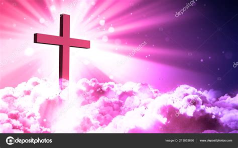 Christian Worship Prayer Based Sunburst Light Rays Background Useful