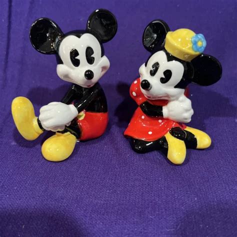 Disney Mickey Minnie Mouse Malaysia Ceramic Porcelain Figurine Lot 17 95 Picclick