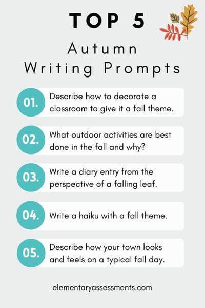 41 Fall Writing Prompts Exciting Ideas To Write About