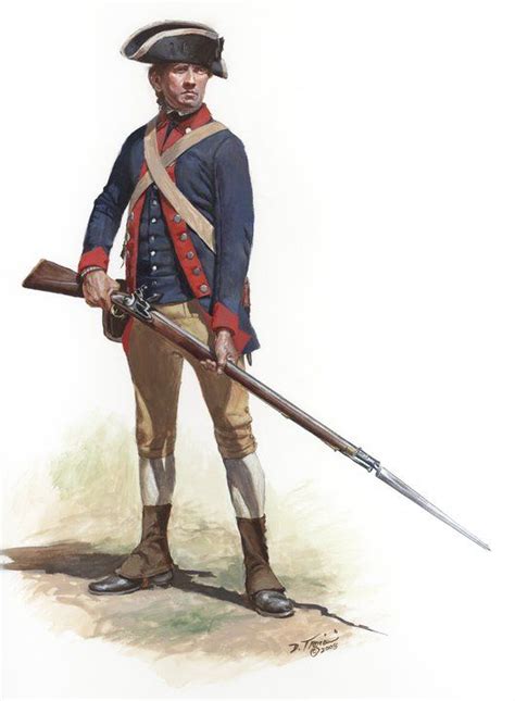 American 2nd New Jersey Regiment Private 1776 By Don Troiani