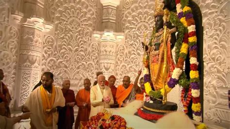 Ram Mandir Ram Lalla Returns To Ayodhya After 500 Years As PM Modi