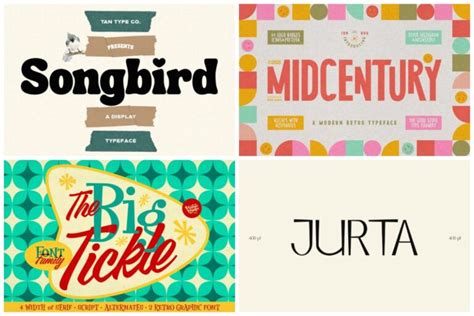 25 Remarkable Mid Century Modern Fonts That Perfectly Captured The