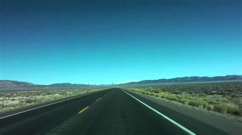 Timelapse Drive Us Route 50 Nevada Loneliest Highway Youtube