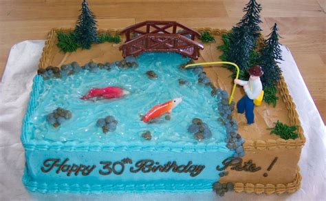 Fishermanbirthdaycakes Fishing Theme — Birthday Cakes Cakes For Men