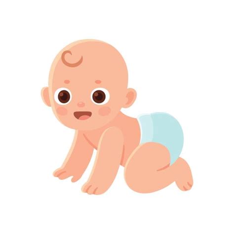 Baby Crawling Illustrations Royalty Free Vector Graphics And Clip Art