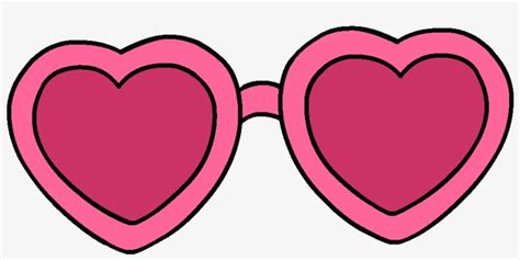 Sunglasses Love Sticker By Csak For Ios Pink Heart Sunglasses Clip Art 974x490 Png Download