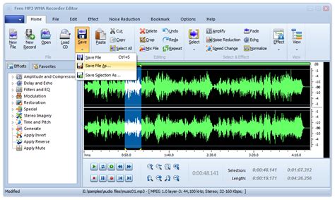 Free MP3 WMA Recorder Editor - Free MP3 Editor Software ...