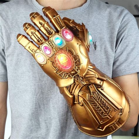 Spotor Infinity Gauntlet Thanos Glove Led With Magnetic Infinity Stones
