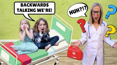 addy and maya talk backwards at the toy doctor youtube