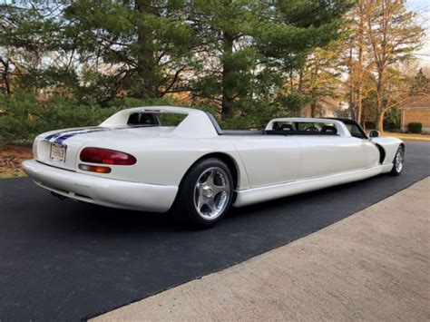 This 160000 Dodge Viper Stretch Limo Can Be Yours Topcarnews