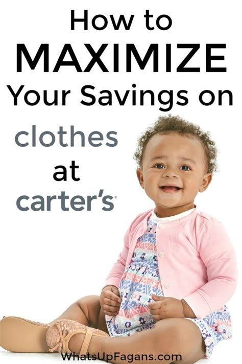 How To Maximize Your Savings On Carters Baby Clothes