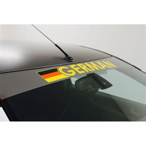 German Adhesive Vinyl Sunstrip