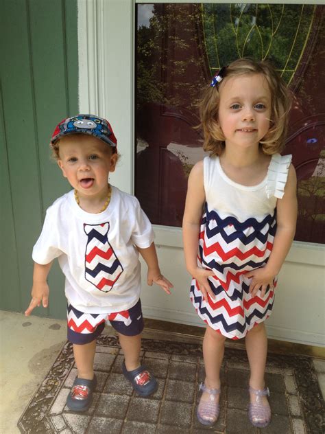 Sibling Matching 4th July Outfits Toddler Preschool Toddler Boys Kids