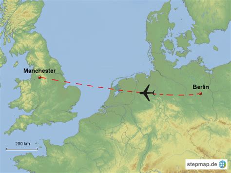 Wir bieten anklickbare karte der welt und leicht herunterladbaren world atlas, karten der kontinente, länder und städte, die für kinder, schüler, lehrer und reisende nützlich sind. Flug nach Manchester von Matthias9830 - Landkarte für ...