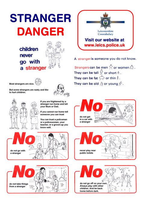 Printable Stranger Danger Worksheets Page 1 Of 2 Free For Kidscom