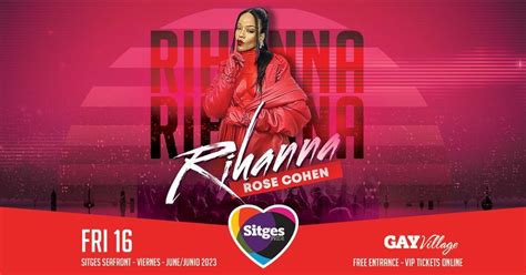 Rihanna Tribute Sitges Pride Passeig De La Ribera Sitges June 16