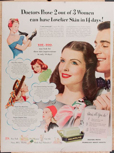 Palmolive Soap Ad From 1947 Ad47 25 Etsy Vintage Ads Vintage