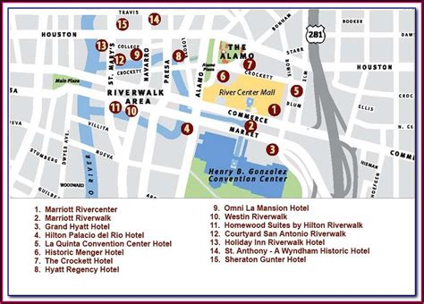 Map Of Riverwalk San Antonio Hotels Map Resume Examples Xz PMkG Q