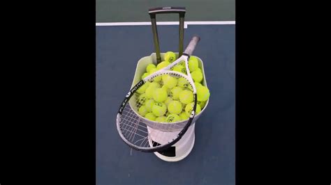 One that fits your budget, your needs, and level of play? Tennis workout with ball machine - YouTube