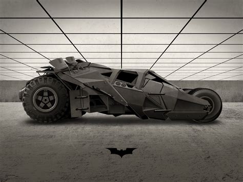 The Dark Knight Tumbler Poster Batmobile Batman Car