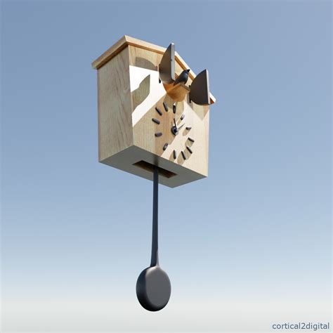 Cuckoo Clock Blender Render Dimitri Ponirakis Flickr