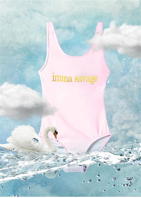 Stella Cove Imma Savage Tank Swimsuit Pink Gypsy Girl Tween Boutique