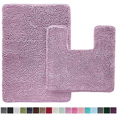 Buy Gorilla Grip Original Shaggy Chenille 2 Piece Area Rug Set Includes Square U Shape