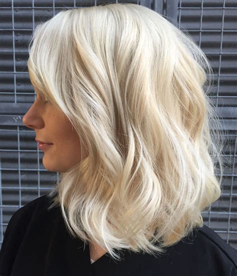 Bleached Long Bob Hairstyles