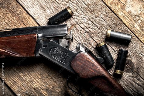 Shotgun Hunting Gun Stock Photo Adobe Stock