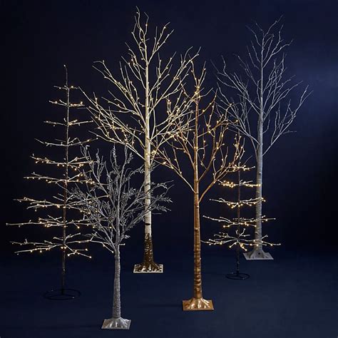 John Lewis And Partners 6ft Pre Lit Snowy Twig Christmas Tree White
