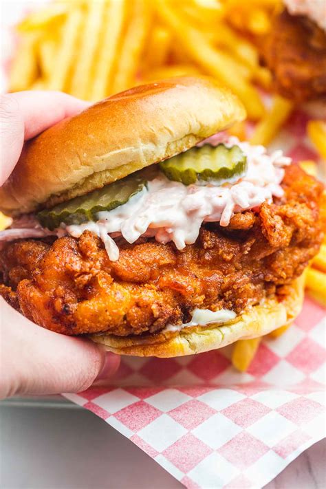 We offer the following gluten free items: Nashville-Style Hot Chicken Sandwich Recipe | Little Sunny ...