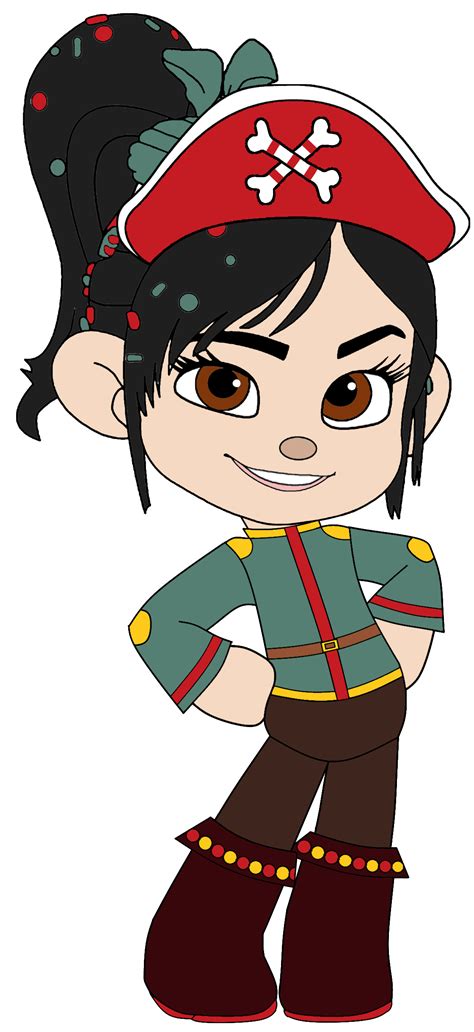 Vanellope As A Pirate Princess With Her Pirate Hat Vanellope Von