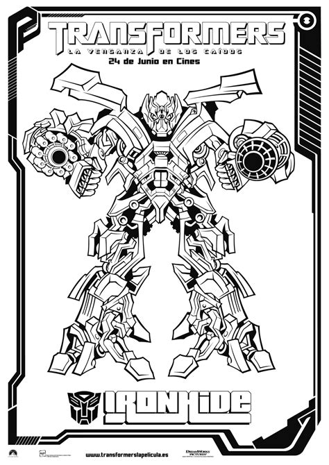 You can print or color them online at getdrawings.com for absolutely free. Dibujo colorear Transformers