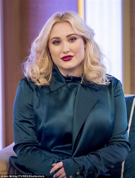 Hayley Hasselhoff Dishes Out Style Tips On This Morning Daily Mail Online