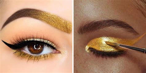 Eye Makeup Tips How To Wear Gold Eye Shadow