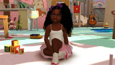 21 Astonishing Hbcu Black Girl Toddler Hair Sims 4 Sims