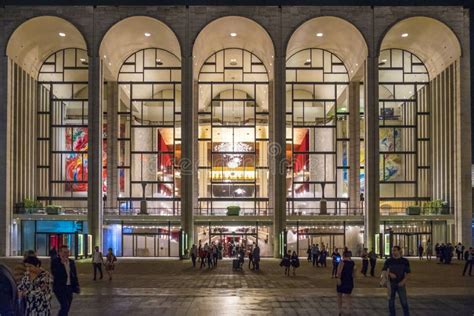 Metropolitan Opera House In New York City At Lincoln Center Editorial