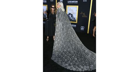 Lady Gaga S Silver Dress A Star Is Born Premiere Sept 2018 Popsugar Fashion Photo 14