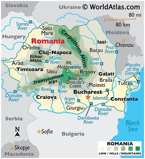 Mapas De Rumania Atlas Del Mundo