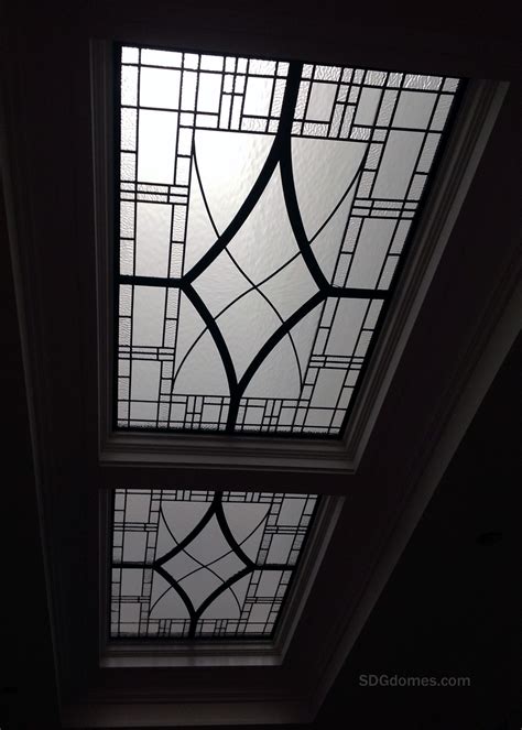 Leaded Glass Ceiling Lens By The Solarium Design Group Ltd For A