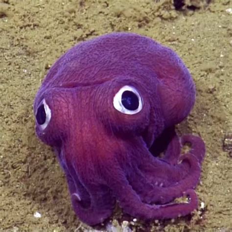 Breaking This Purple Googly Eyed Squid Is Very Cute Dumbo Octopus