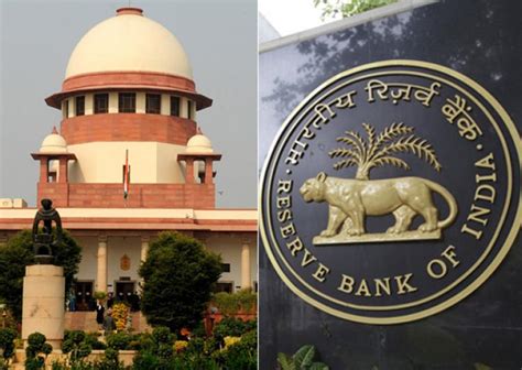 However, in 2020, the supreme court order squashed the central bank's order on the grounds of disproportionality. The Supreme Court Of India Adjourned The RBI ...