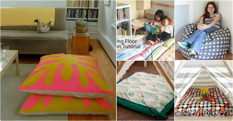Refine your results by bring a little extra padding to your patio furniture with chair cushions and pillows. 22 Easy DIY Giant Floor Pillows and Cushions That Are Fun ...