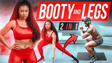 2 In 1 Megan Thee Stallion BOOTY AND TONED LEGS Workout No Equipment