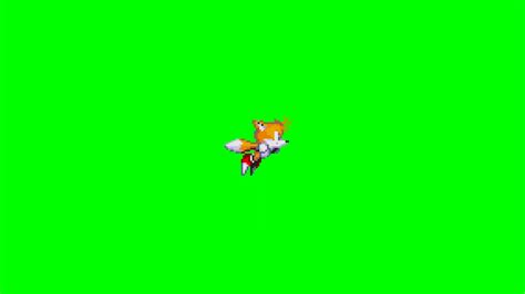 Sonic 3 Tails Running Animation 01 Green Screen Youtube