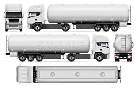 tanker truck vector template vector illustration  yurischmidt  stockfresh
