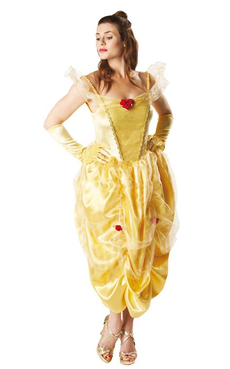 C891 Licensed Beauty And The Beast Belle Disney Fairytale Fancy Adult