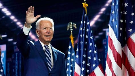 Joe Biden Accepts Us Democratic Presidential Nomination