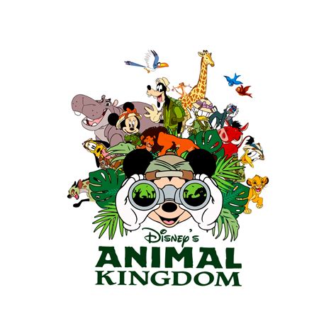 Disney Animal Kingdom Mickey And Friends Safari Mode Svg Inspire