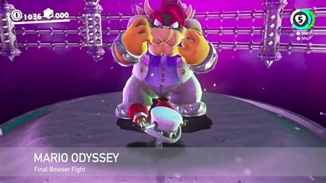 The Final Bowser Fight Mario Odyssey Youtube